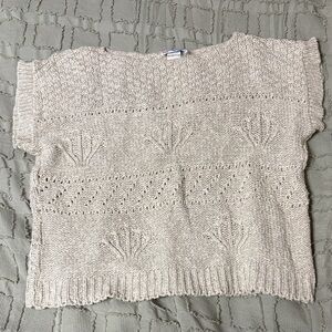 Elegant Vintage College Town Tan Knit Sweater